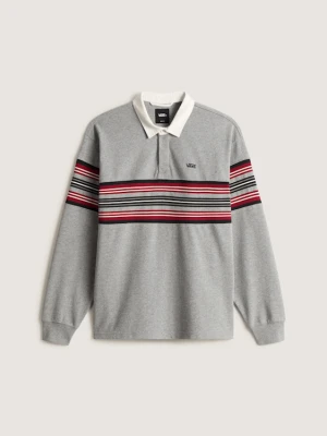 Vans - Koszulka z długim rękawem Surge Rugby, male, Szary, Size: