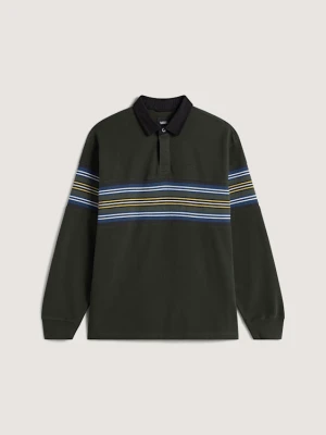 Vans - Koszulka z długim rękawem Surge Rugby, male, Zielony, Size: