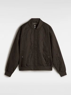 Vans - Kurtka Bennet Quilted Bomber, female, Brązowy, Size: