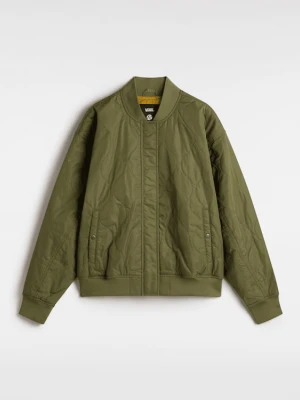 Vans - Kurtka Bennet Quilted Bomber, female, Zielony, Size: