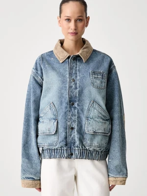 Vans kurtka damska jeansowa ZA niebieski