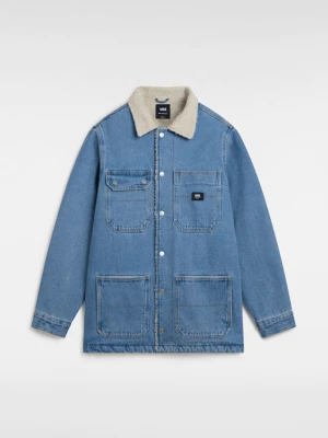 Vans - Kurtka Drill Chore Denim Sherpa, male, Niebieski, Size:
