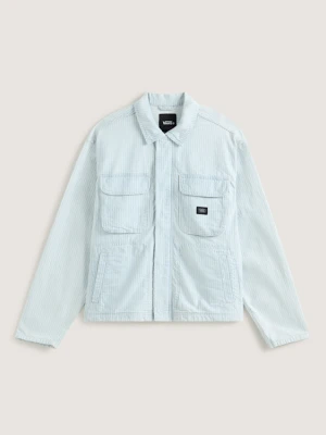 Vans - Kurtka dżinsowa Umber Stripe, male, Szary, Size: