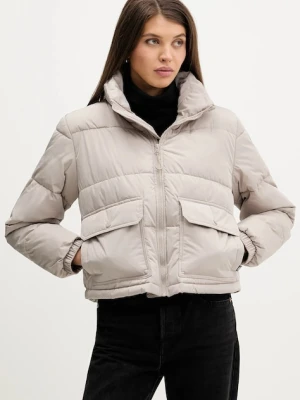 Vans kurtka kolor beżowy zimowa VN000HJV7D61