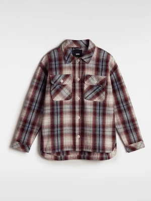 Vans - Kurtka koszulowa Elisa Woven, female, Bordowy, Size: