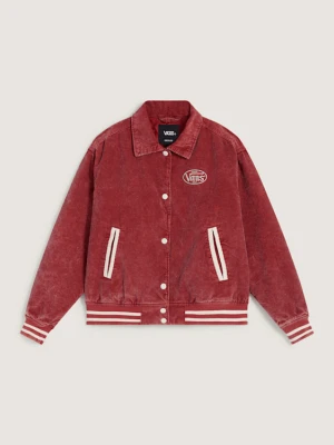 Vans - Kurtka Milliken Varsity, female, Czerwony