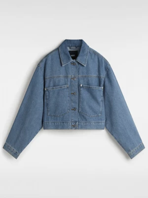 Vans - Kurtka Raynes Denim Crop, female, Niebieski, Size: