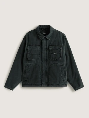 Vans - Kurtka Umber Pigment Canvas, male, Czarny, Size: