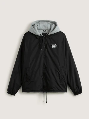 Vans - Kurtka z kapturem Riley Coaches, male, Czarny, Size: