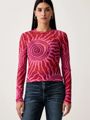Vans longsleeve damski różowy