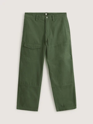 Vans - Luźne spodnie Skate Cargo, male, Zielony, Size: