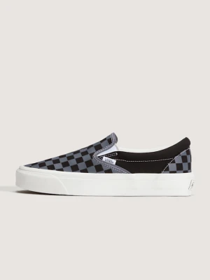 Vans - LX Classic Slip-On 98 CHECKERBOARD Steel Shadow, male, Szary, Size:
