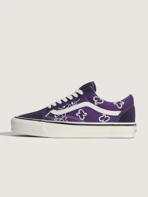Vans - LX Old Skool BANDANA PLUM, male, Fioletowy, Size: