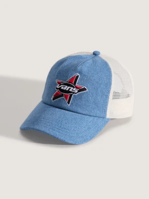 Vans - Marked Jockey Trucker STONEWASH/BLUE, male, Niebieski, Size: