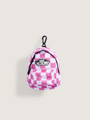 Vans - Micro Old Skool Backpack CHECKERBOARD Pink Fizz, male, Różowy, Size: