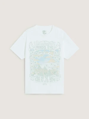 Vans - Minds Eye Oversized SS Tee White, kobieta, Biały