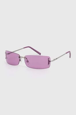 Vans okulary przeciwsłoneczne kolor fioletowy VN000GMYCR31