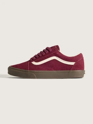 Vans Old Skool tenisówki zamszowe bordowy