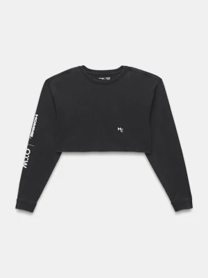 Vans - OTW Homme Girls LS Crop Tshirt Washed Black, female, Czarny