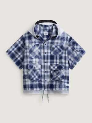 Vans - OTW x TDC Double Layered Shacket Deep Indigo, male, Niebieski, Size: