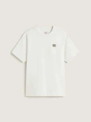 Vans - Oval Logo Loose SS Tee marshmallow, male, Biały