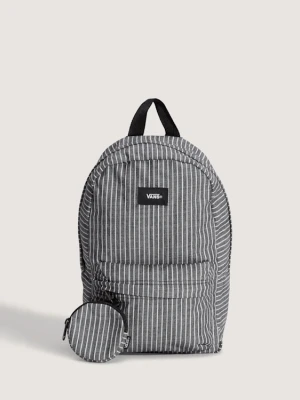 Vans - Plecak Checkerboard Old Skool Mini, male, Biały, Size: