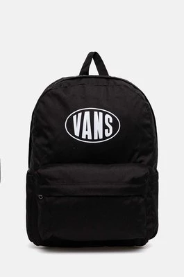 Vans plecak kolor czarny duży z nadrukiem VN000H4WY281