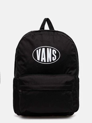 Vans plecak kolor czarny duży z nadrukiem VN000H4WY281