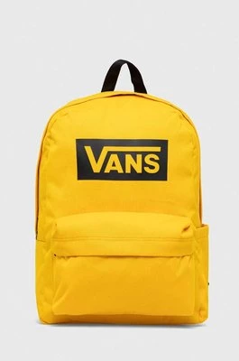 Vans plecak kolor żółty duży z nadrukiem