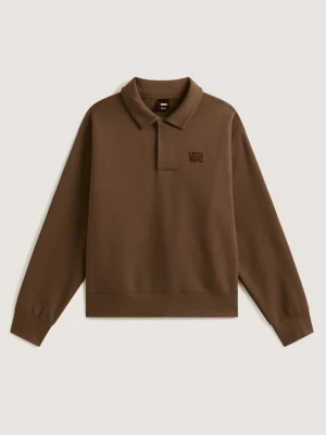 Vans - Polo Pullover, male, Brązowy