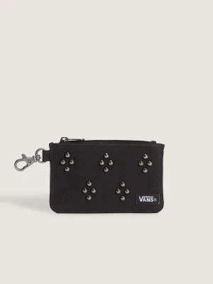 Vans - Portfel Studded Wallet, Człowiek, Czarny, Rozmiar: Jeden Rozmiar