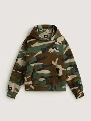 Vans - Printed AOP Pullover Aluminum, male, Szary