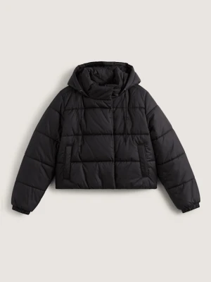 Vans - Puchowa kurtka Hillgate Cropped, female, Czarny, Size: