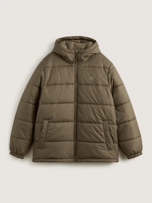 Vans - Puchowa kurtka Hillgate, male, Brązowy, Size: