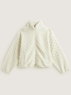 Vans - Queens High Pile Jacket marshmallow, female, Biały