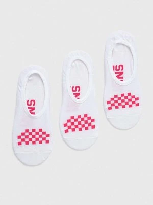 Vans skarpetki 3-pack damskie kolor biały