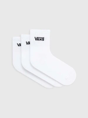 Vans skarpetki 3-pack damskie kolor biały