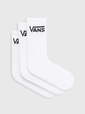 Vans skarpetki 3-pack damskie kolor biały