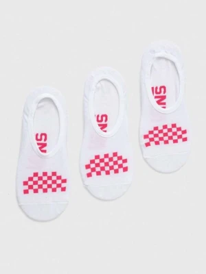 Vans skarpetki 3-pack damskie kolor biały