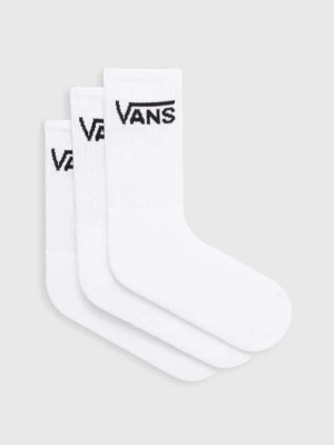 Vans skarpetki 3-pack damskie kolor biały