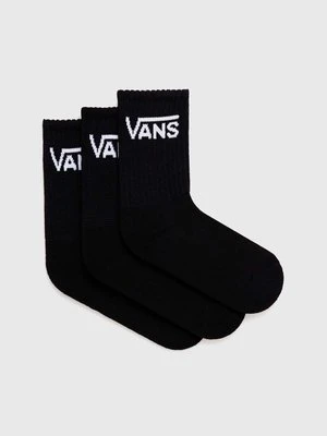 Vans skarpetki 3-pack damskie kolor czarny