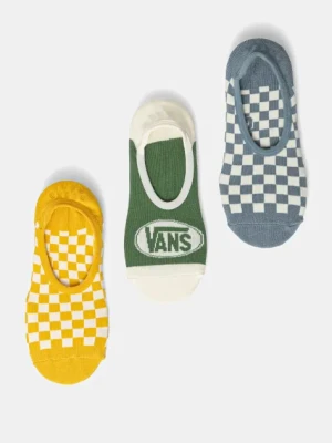 Vans skarpetki 3-pack damskie kolor żółty VN000ND2ZX71