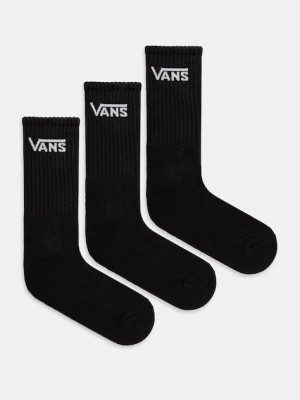 Vans skarpetki 3-pack kolor czarny VN000QBVBLK1