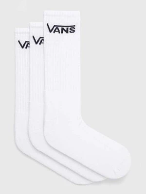 Vans skarpetki 3-pack męskie kolor biały