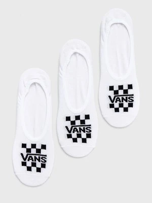 Vans skarpetki (3-pack) męskie kolor biały VN0A7S9BWHT1-WHITE