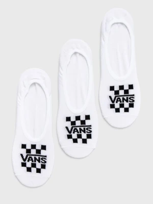 Vans skarpetki (3-pack) męskie kolor biały VN0A7S9BWHT1-WHITE