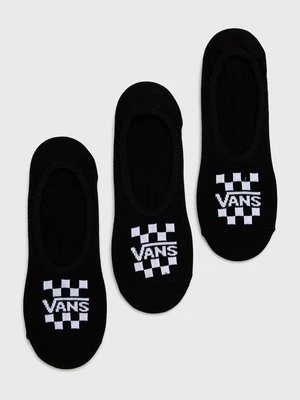 Vans skarpetki (3-pack) męskie kolor czarny VN0A7S9BBLK1-BLACK