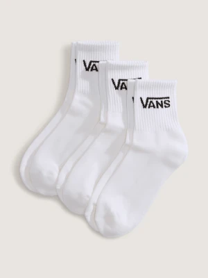 Vans - Skarpety Classic Half Crew (3 pary), male, Biały, Size: