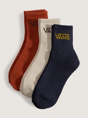Vans - Skarpety Classic Half Crew (3 pary), male, Niebieski, Size: