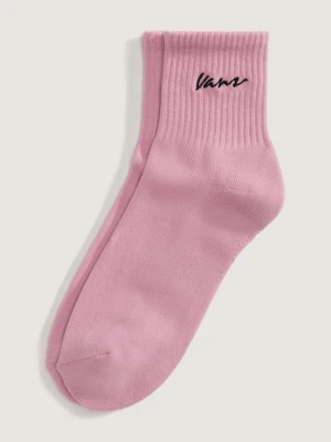 Vans - Skarpety Classic Script Half Crew (1 para), male, Różowy, Size: